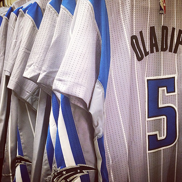 Orlando Magic Silver Sleeved Pride Uniforms (1)