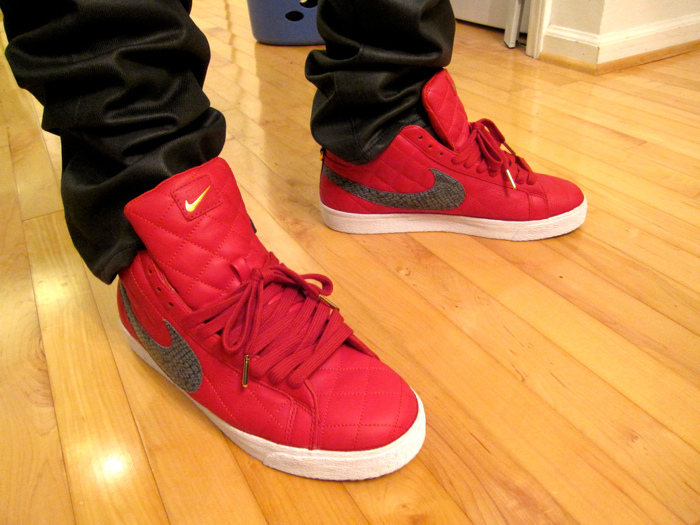 red supreme blazers