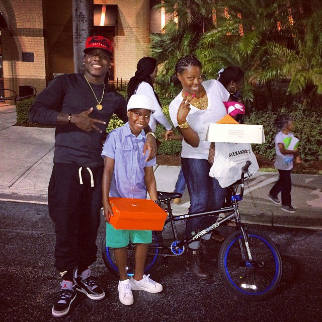 Ace Hood wearing Air Jordan 3 III Retro Black Cement