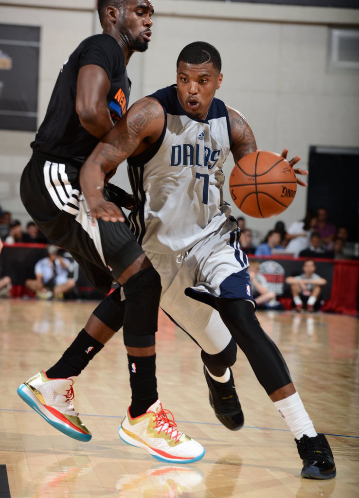 Ricky Ledo wearing Air Jordan XI 11 Gamma Blue