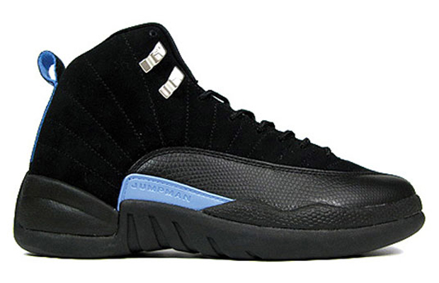 The Top 10 'UNC' Air Jordan Releases of All-Time - Air Jordan XII 12 Retro Nubuck