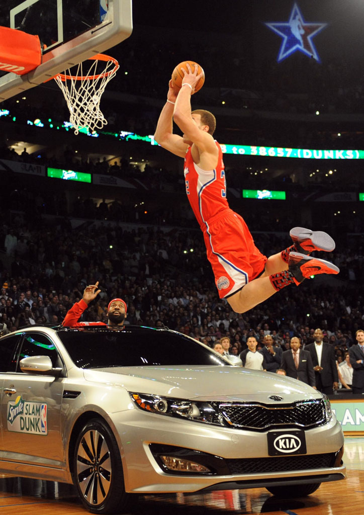 Blake Griffin wearing Nike Air Max Fly By All-Star PE