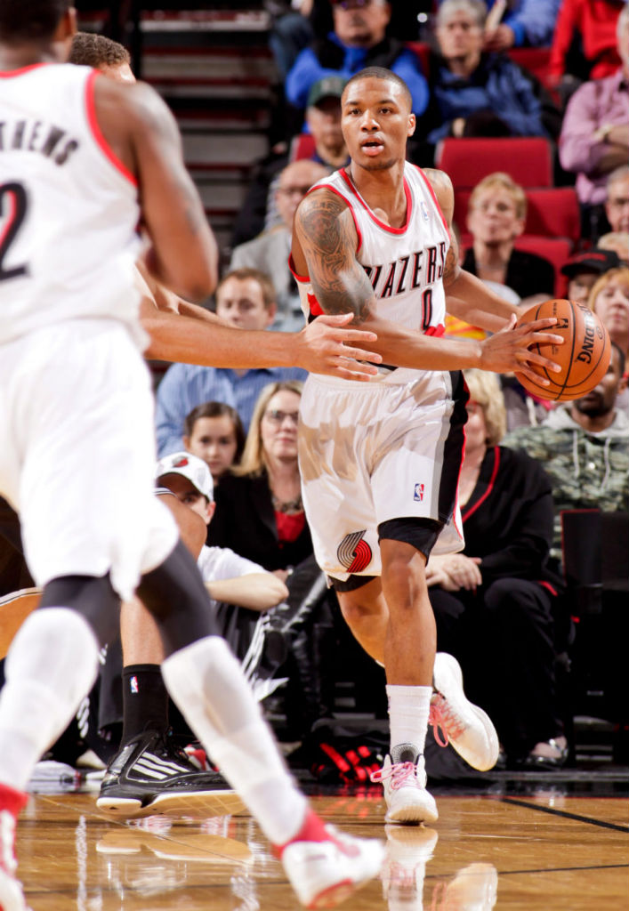 Damian Lillard wearing adidas Rose 3.5 by Scott Boldt (4)