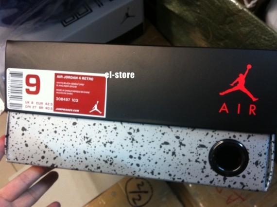 Air Jordan Retro 4 2012 Packaging 