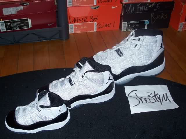 Jordan 11 concord sale 2011 box