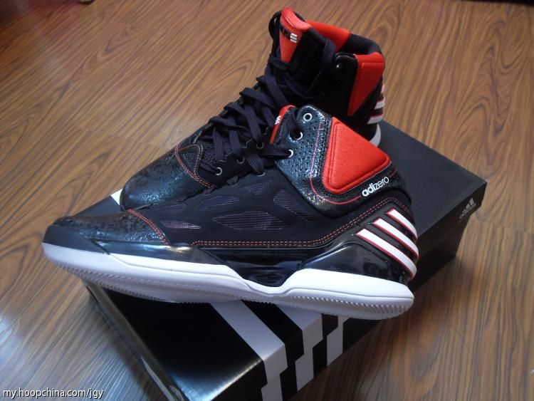 adidas adiZero Rose 2.5 Black White Scarlet G48837 (3)