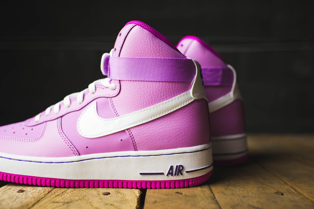 high top air force ones pink