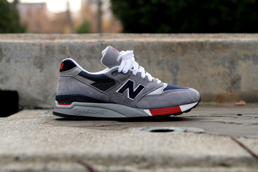 New Balance 998 - Grey/Navy/Red | Sole 