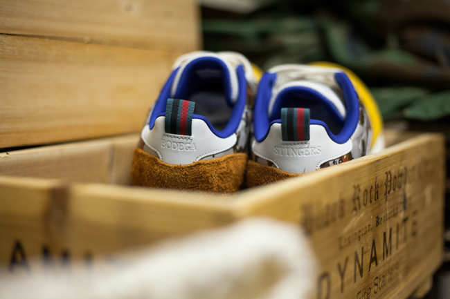 Bodega x Reebok Classic Leather Lux USBDGA heel tab