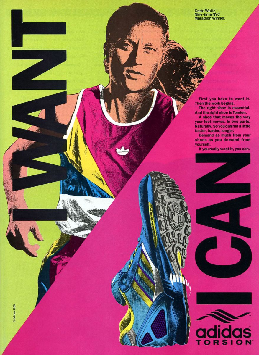 Vintage Ad adidas Torsion Running Shoes Complex