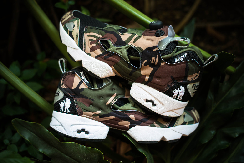 aape by a bathing ape x reebok pump fury 