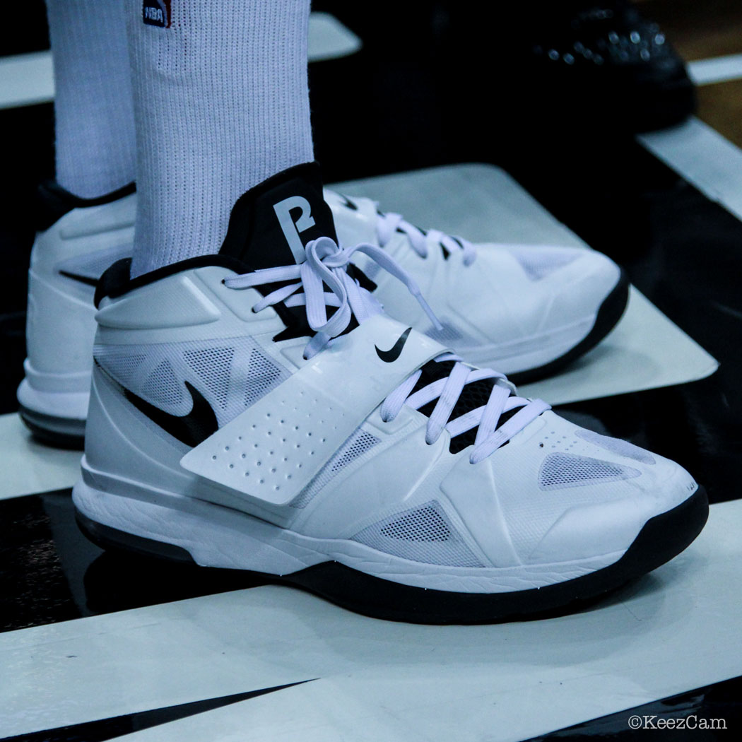 #SoleWatch // Up Close At Barclays for Nets vs Celtics - Paul Pierce wearing Nike Air Legacy 3