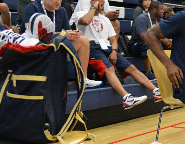 Chris Paul wearing Olympic USA Jordan CP3.VI (4)