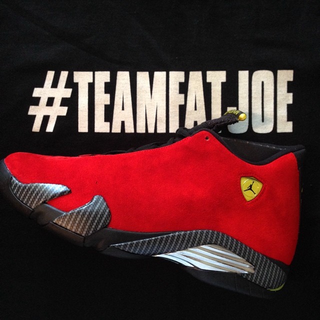 Fat Joe Picks Up Air Jordan XIV 14 Ferrari