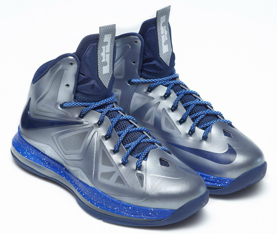 Nike LeBron X iD Silver Blue (2)