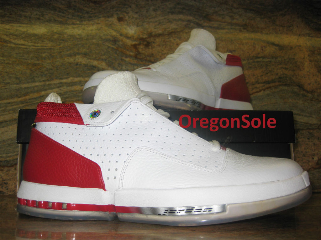 jordan 16 low white red