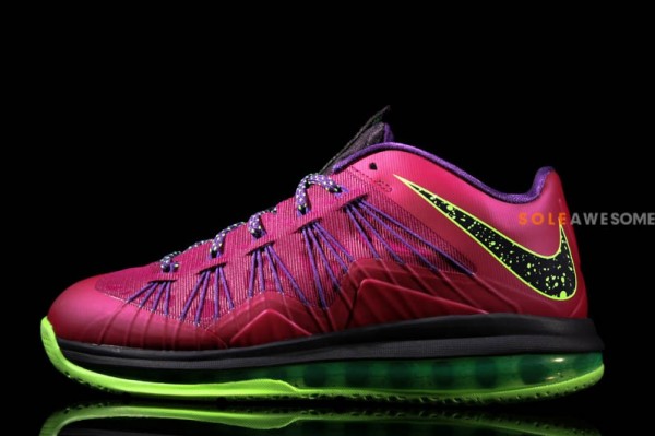 Nike Air Max LeBron X Low Purple Electric Green Complex