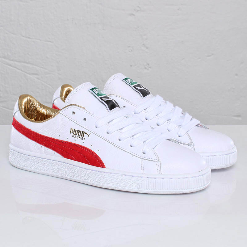 PUMA "The List" Suede Mid & Basket - Gold Classic Pack