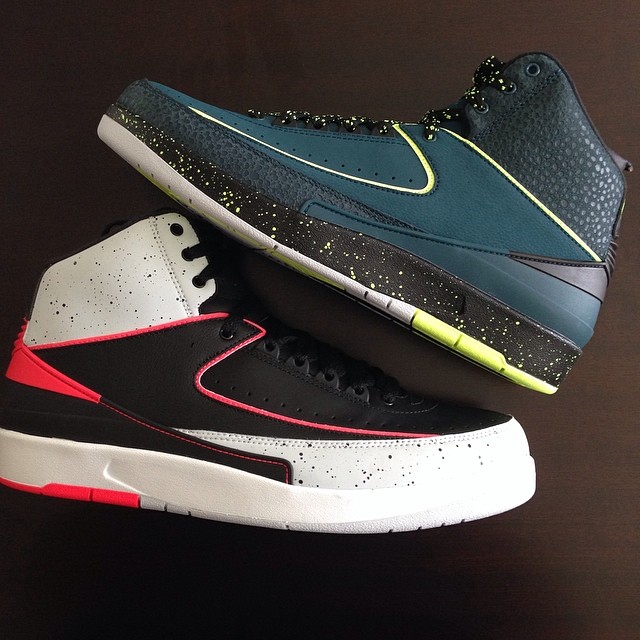 Fat Joe Picks Up Air Jordan 2 Retro Nightshade & Infrared 23