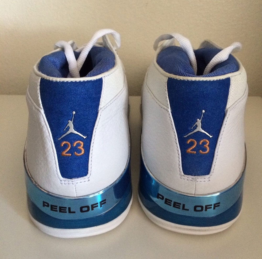 Jordan 17 hotsell white and blue