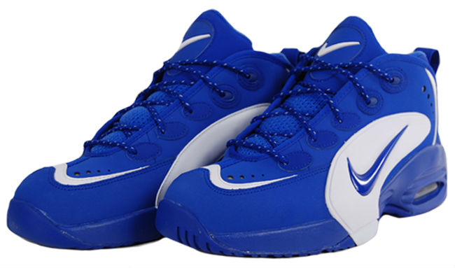 blue and white nikes