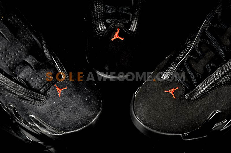 Air Jordan 14 XIV Last Shot Comparison 1999 2005 2011