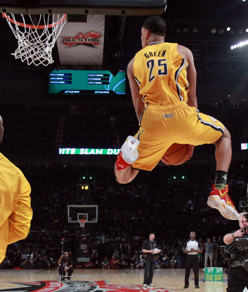 Gerald Green wearing Reebok Kamikaze II Houston