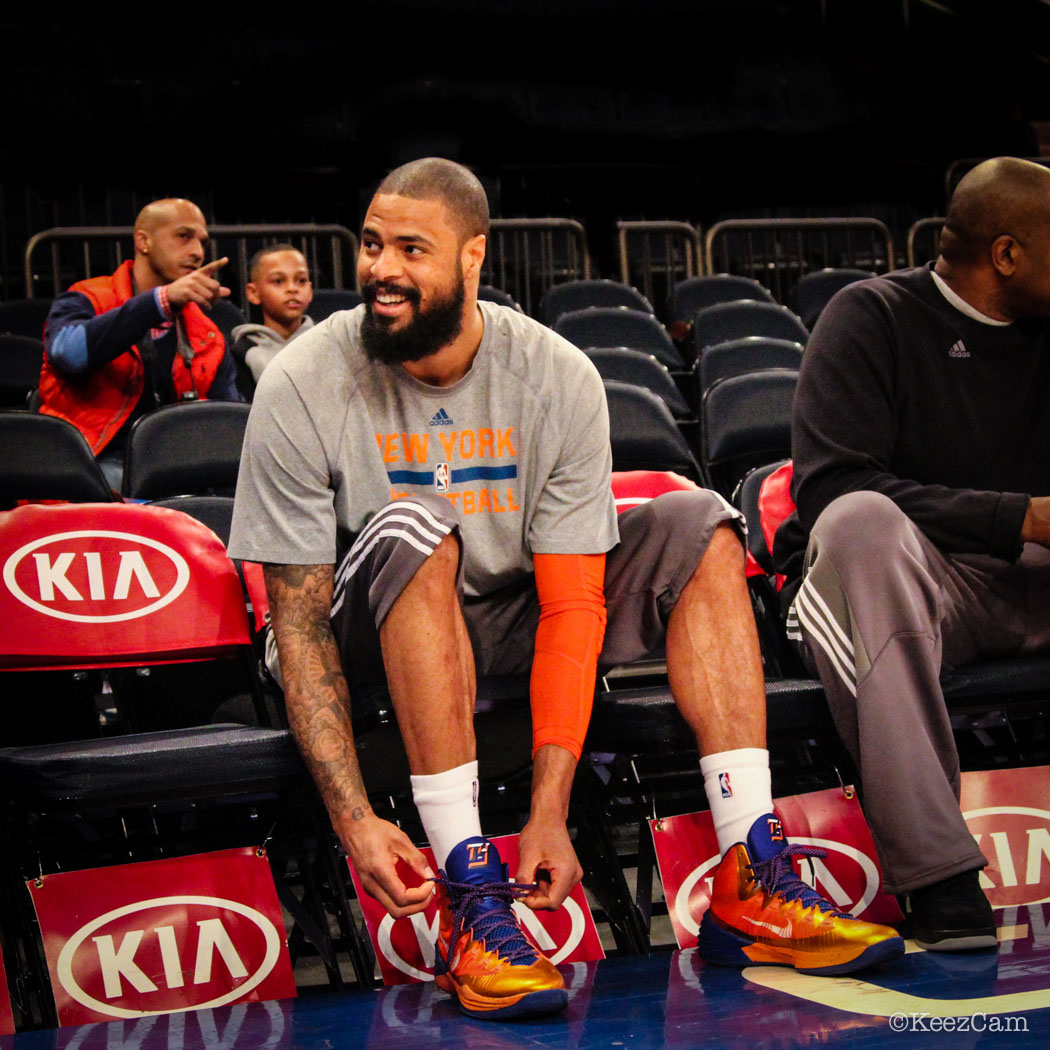 Tyson Chandler wearing Nike Hyperdunk 2013 PE (3)