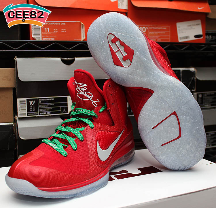 Nike LeBron 9 Christmas 469764-602 2