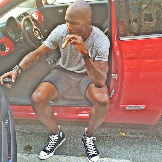 Chad Johnson wearing Converse Chuck Taylor All Star