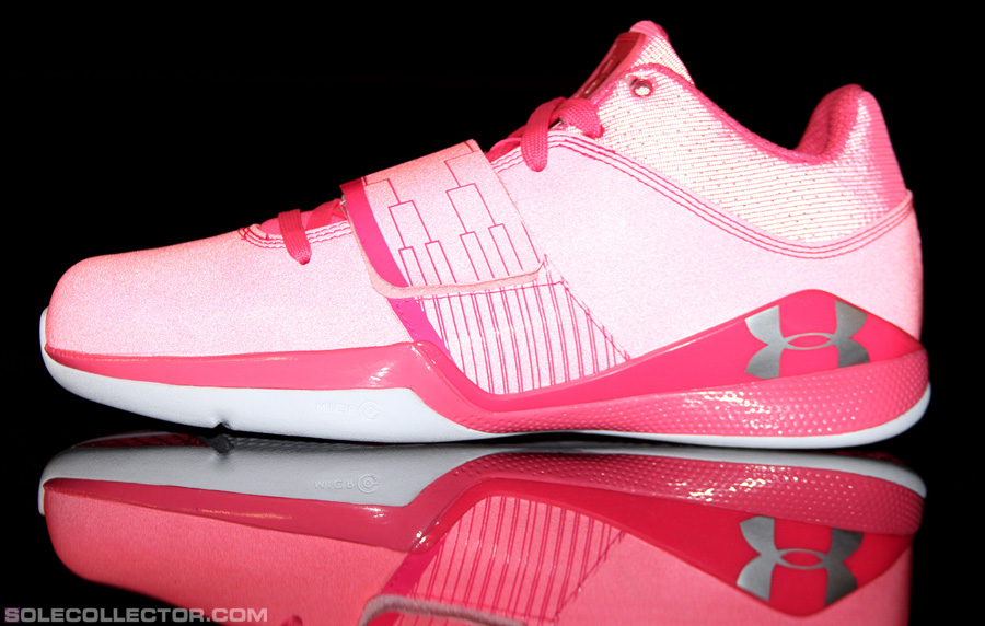 under armour breast cancer slides