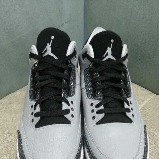 Jordan 3 wolf on sale grey release date