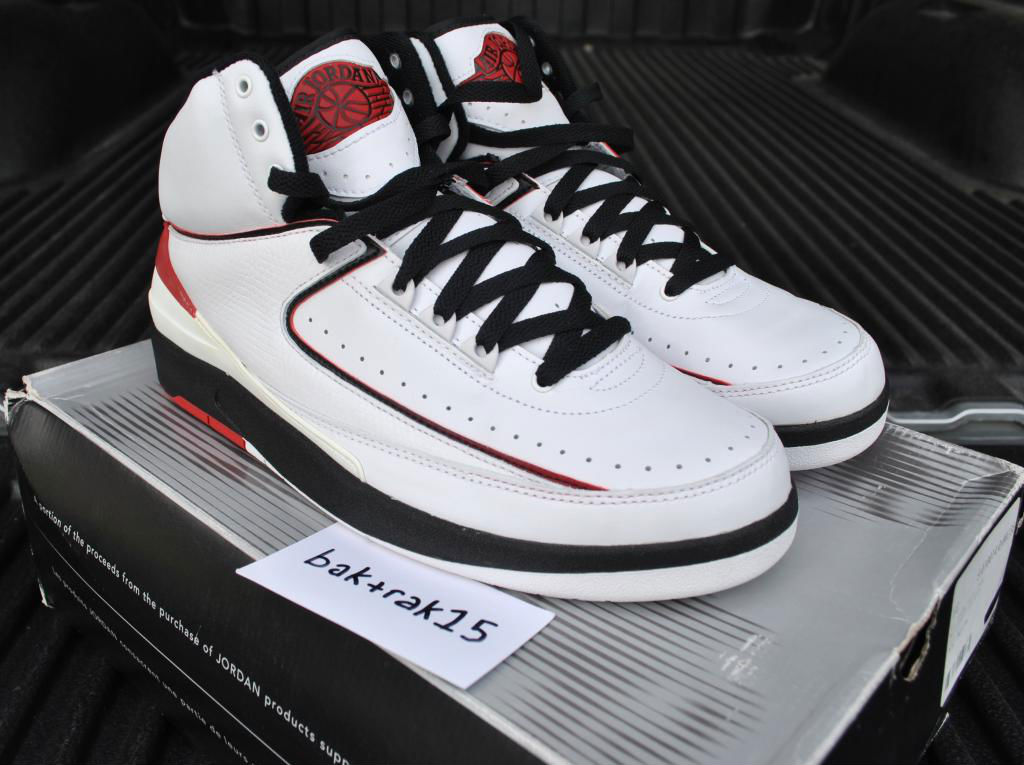 Spotlight // Pickups of the Week 12.29.12 - Air Jordan Retro II 2 White Black Red by baktrak15