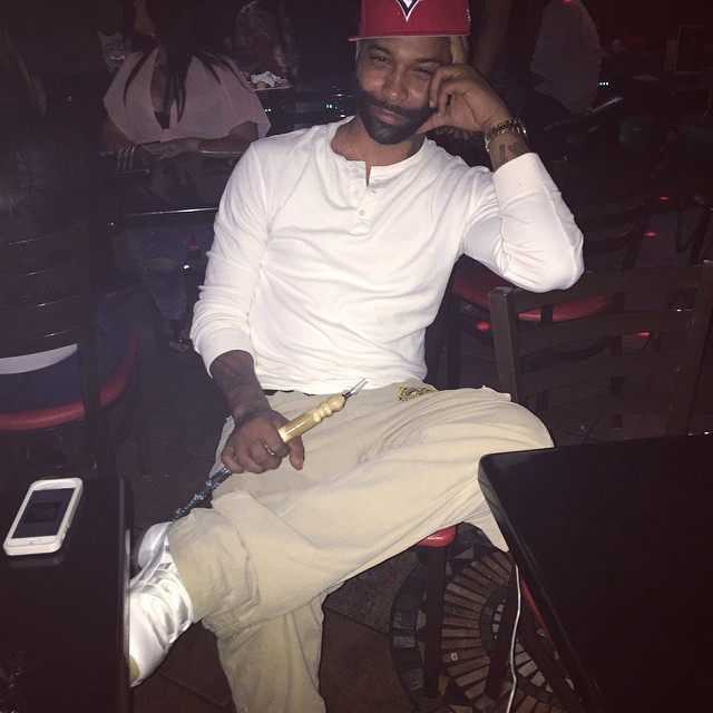 Joe Budden wearing Air Jordan XI 11 Retro Silver Anniversary