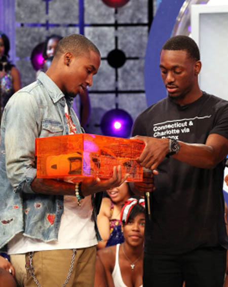 Brandon Jennings and Kemba Walker wear Under Armour on 106 & Park