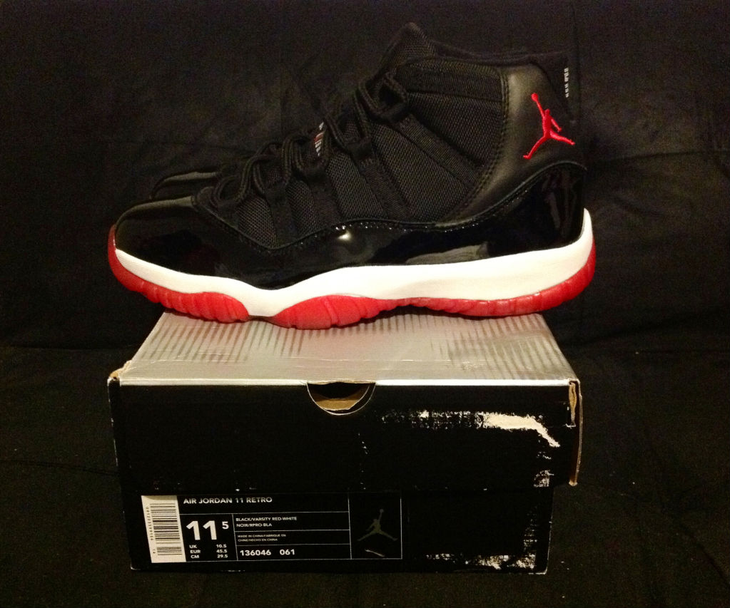 Spotlight // Pickups of the Week 12.15.12 - Air Jordan XI 11 Black Red by Chuck Norris Is My Dad