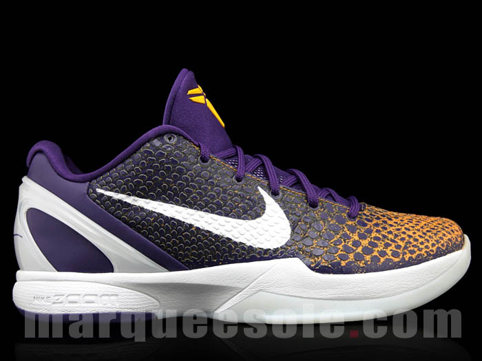 Kobe 6 white and cheap purple