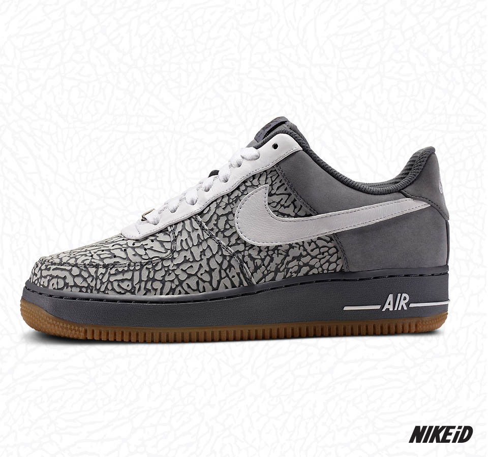 Nike Air Force 1 Elephant Print NIKEiD (1)