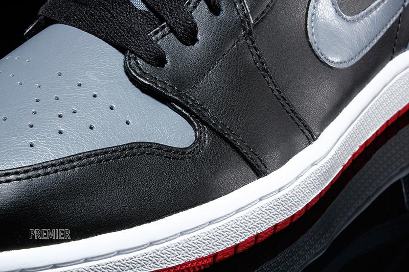 Air Jordan I 1 Low Black/Cool Grey-Gym Red 553558-012 (4)