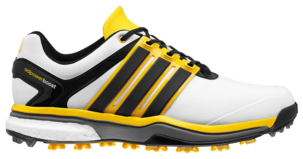 adidas yellow golf shoes