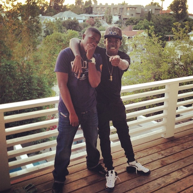 Bobby Schmurda wearing Nike Air Foamposite One Concord