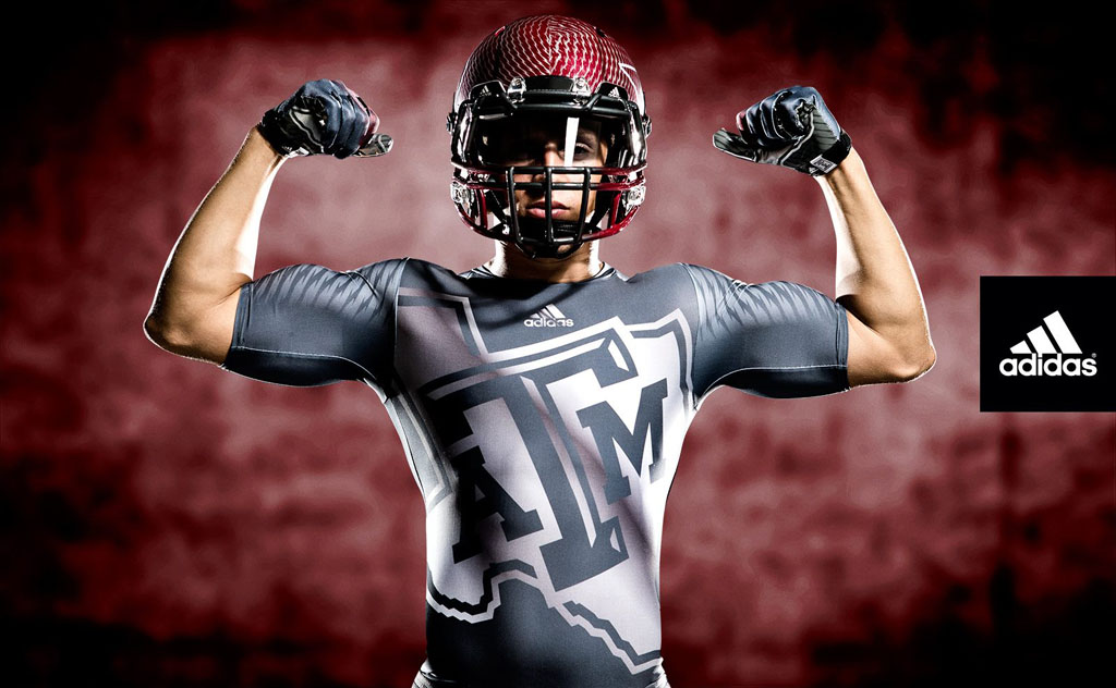 Texas A&M Alternate adidas TECHFIT Football Uniforms (5)