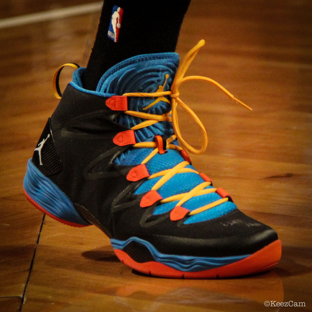 Russell Westbrook wearing Air Jordan XX8 SE PE (1)