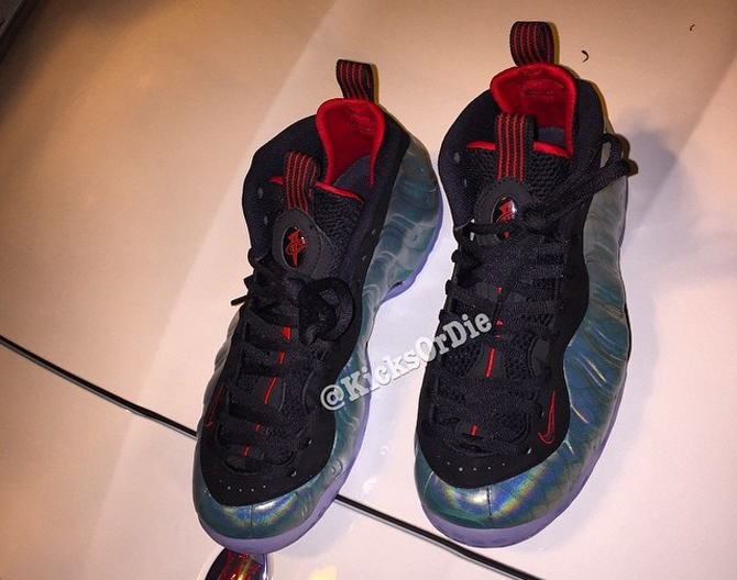 A Color Changing Nike Foamposite Sample 