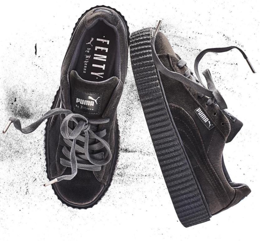 puma shoes rihanna green kids