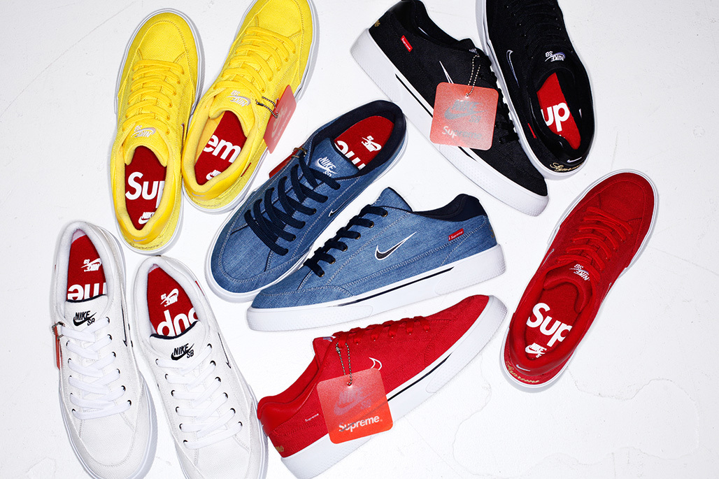 nike sb x supreme shoes