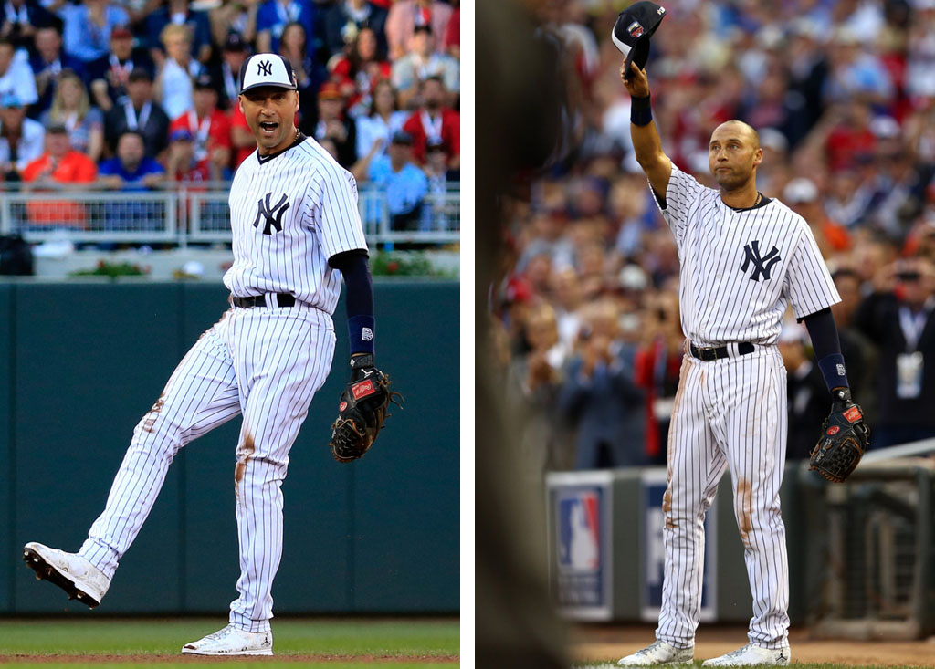 Derek Jeter Plays Last All-Star Game in Commemorative Jordan Cleats