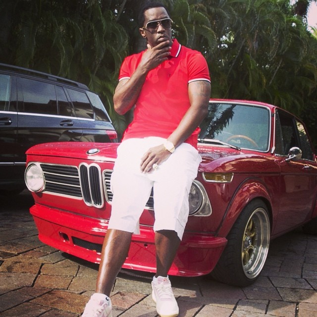 Diddy wearing Nike Air Force 1