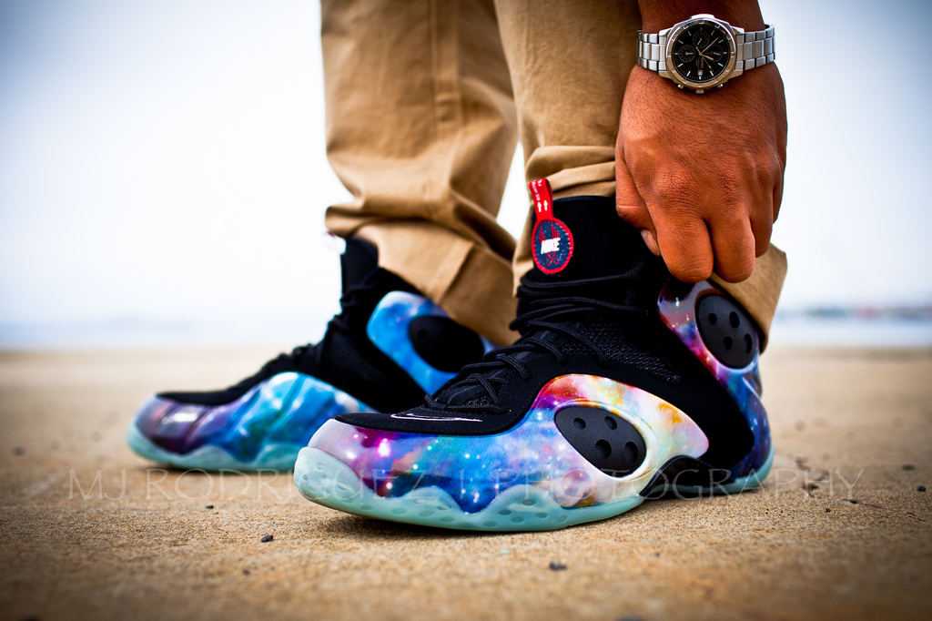 nike zoom rookie galaxy on feet