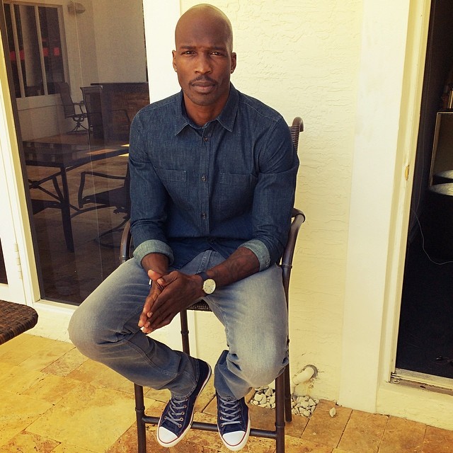 Chad Johnson wearing Converse Chuck Taylor All Star